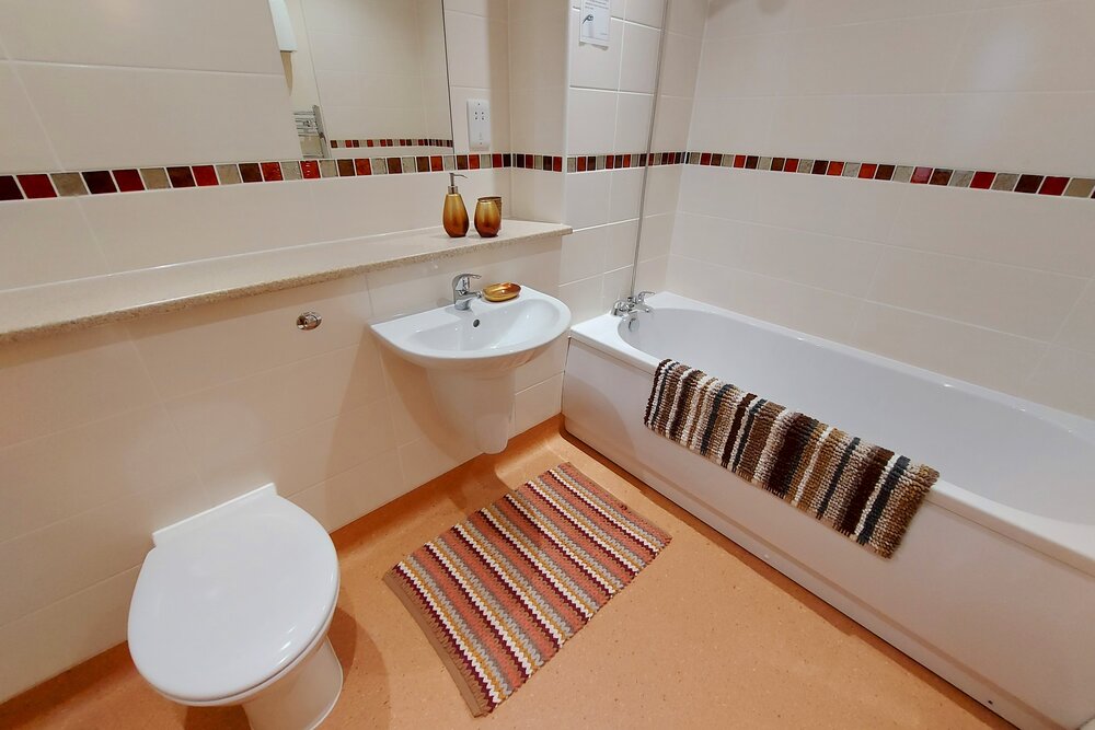 Apartment 12 Bathroom, Honeybourne Gate Retirement Apartments, Cheltenham